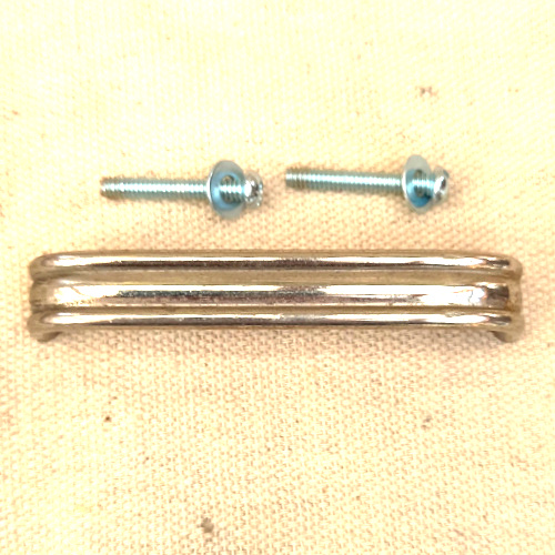 Flat U-Tubular Pull Handle Chrome c/c 76mm