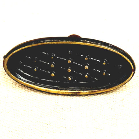 Retro Single Screw Metal Pull – Oval Vintage Cabinet Handle (ANTR-138)