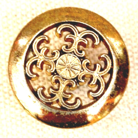 Retro Brass Pull Knob D=28mm Lincoln 212/2 (ANTR-140)
