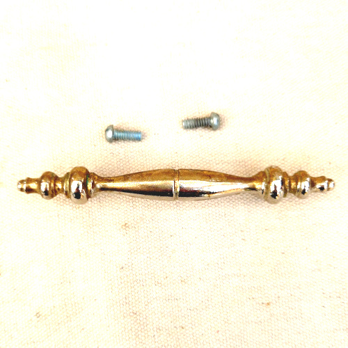 Retro brass coated cabinet handle HPL 720 with 76mm spacing
