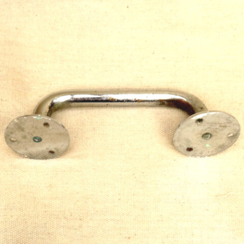 Vintage retro chrome pull handle C/C 117mm