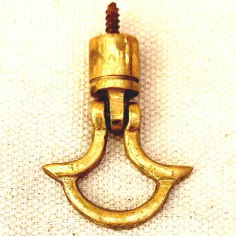 Antique Cabinet Drop Handle Brass (ANTR-158)