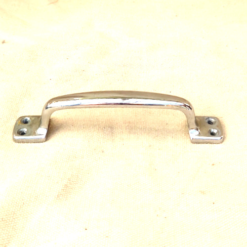 Vintage chrome standard pull handle with 130mm centre-to-centre spacing