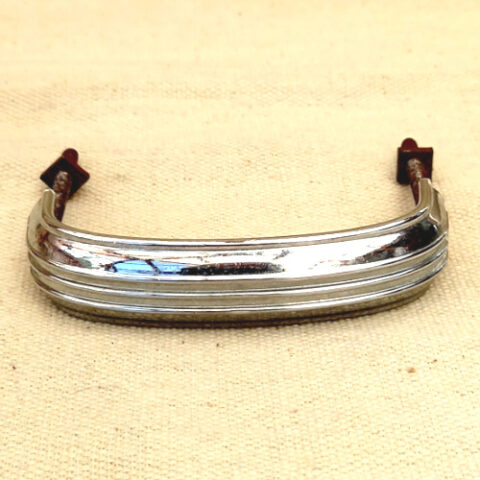 Art Deco Pull Handle Chrome C/C 77mm (ANTR-162)