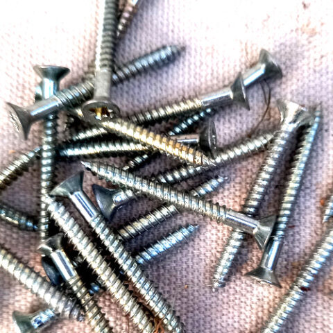 #5 x 1-1/2″ (3.2x38mm) NOS Steel Screw Pozidrive Countersunk (ANTS-047)