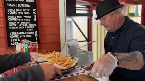 Crispy fries served at the Willow Bank Heritage Village Burger Bar