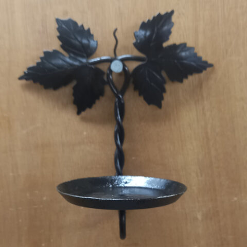 Genuine 1960s Wrought Iron Wall Plant Holder – Vintage (MISC-033)