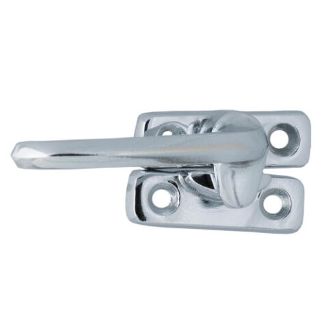 Split Rail Window Fastener Left Chrome NOS by Miles Nelson (WIND-036)