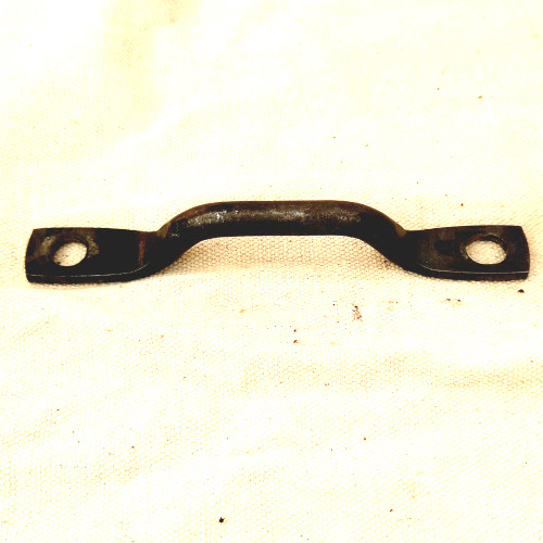 Vintage cast iron pull handle with 121mm centre-to-centre fixing holes