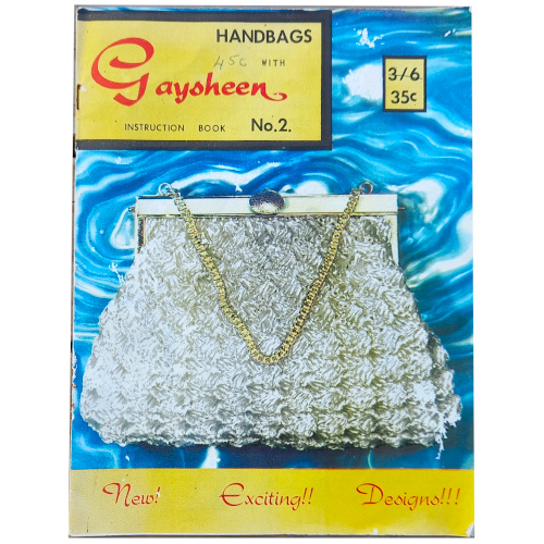 1960s Gaysheen Handbags Instruction Book No. 2 vintage handbag-making booklet