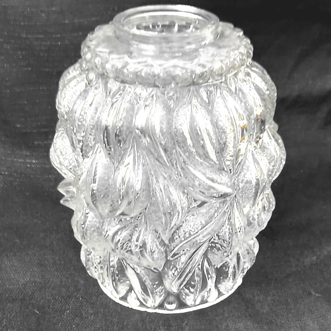 Retro cylindrical clear glass light shade